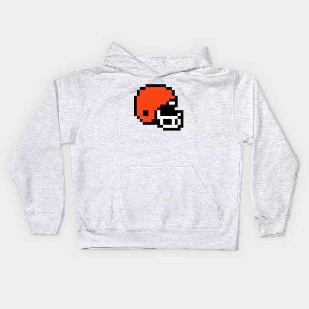 Pixel Helmet - Cleveland Kids Hoodie by The Pixel League